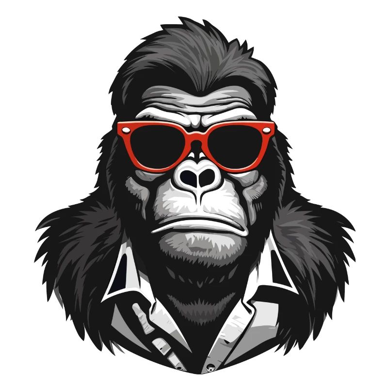 gorilla, monkey, primate