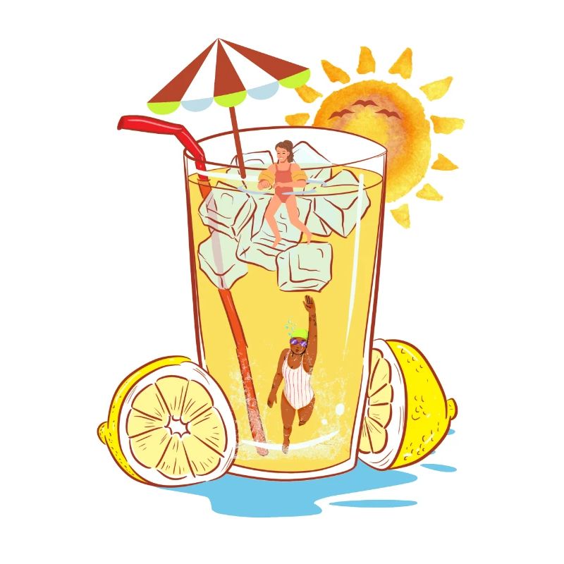 Refreshing lemon relax design