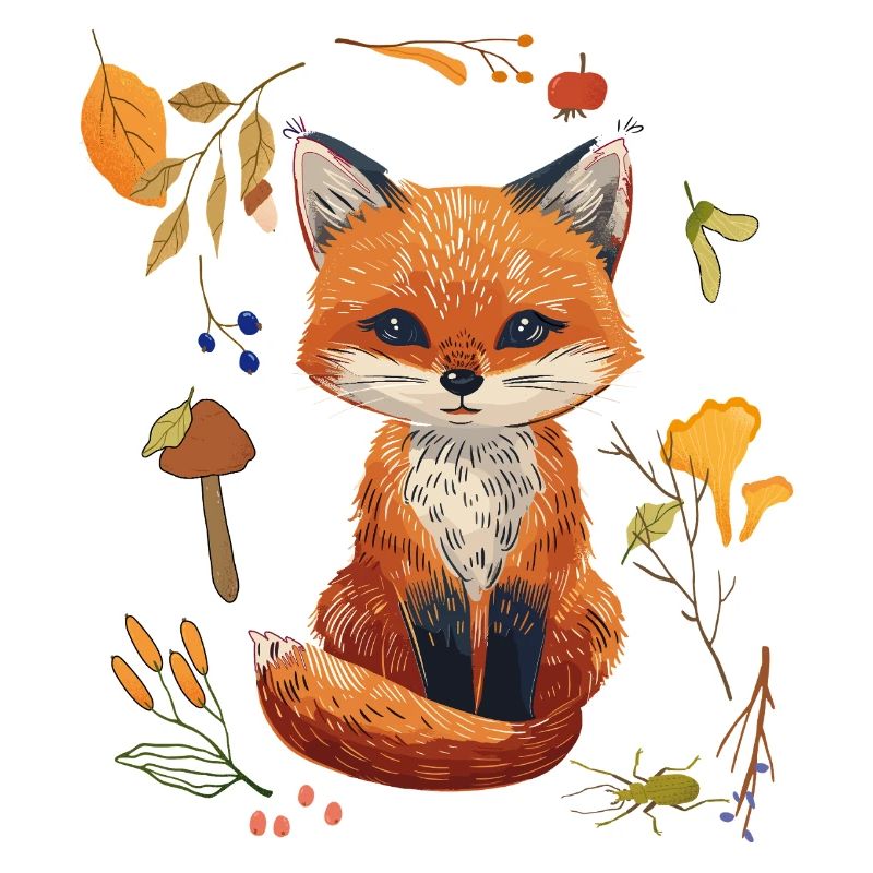 Renard dans la forêt