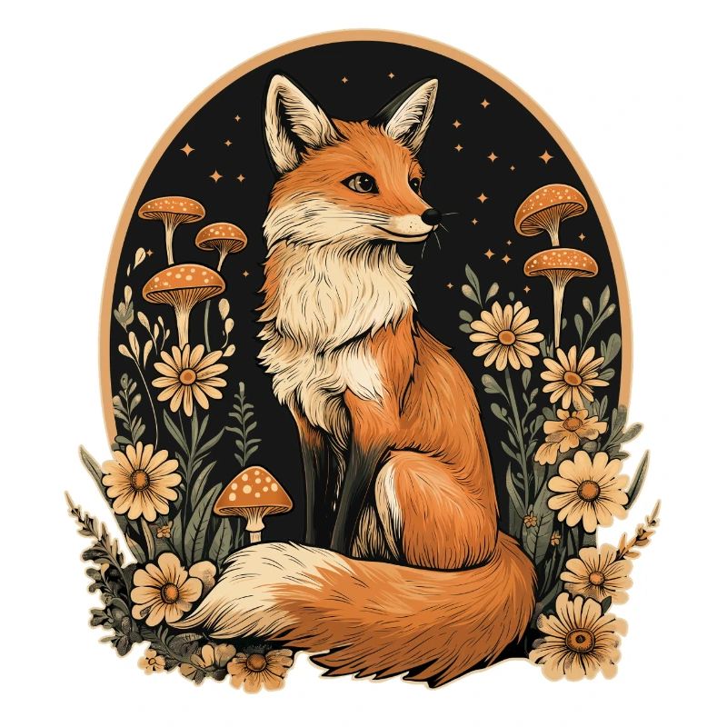 Fuchs Wald Pilze
