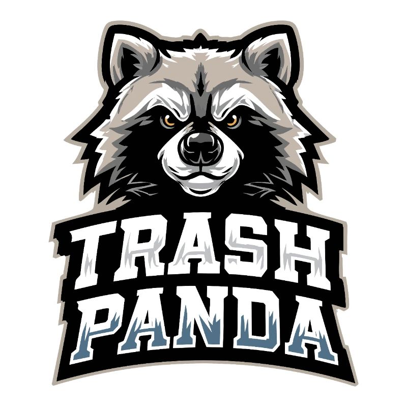 Emblème du Panda Trash Panda