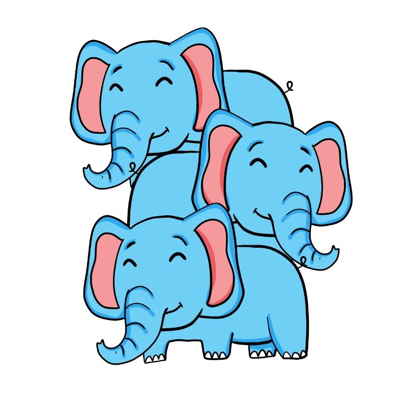 Cute Elephants - Elephant