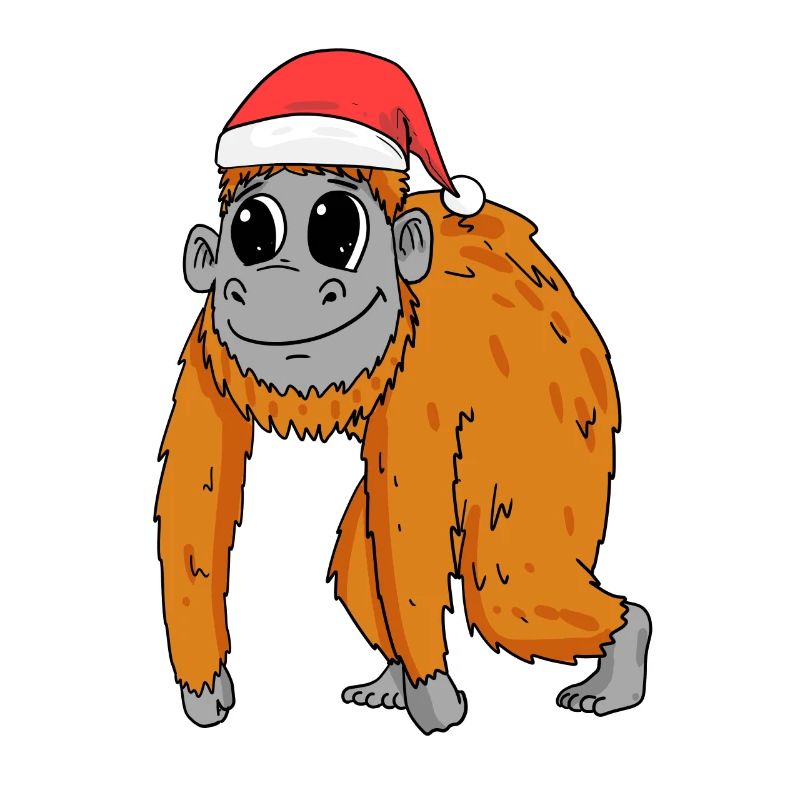 Noël singe