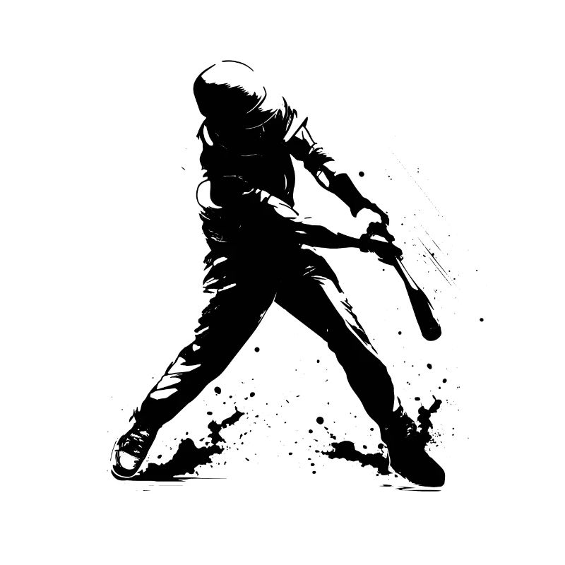 Funny baseball player
