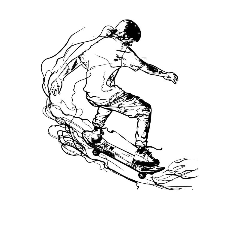 Skater Drawing