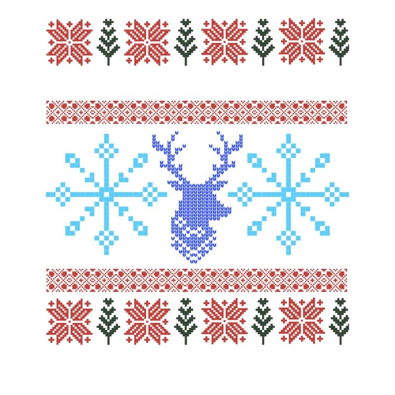 Pixel Weihnachtsmuster