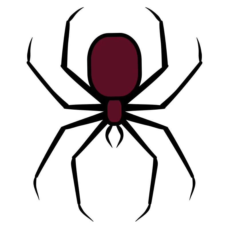 Gruselige Halloween Unheimliche Goth-Spinne 3