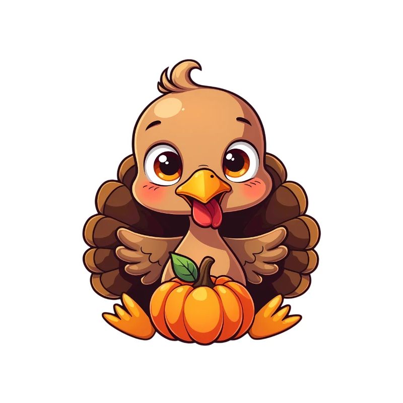 Bébé dinde de Thanksgiving