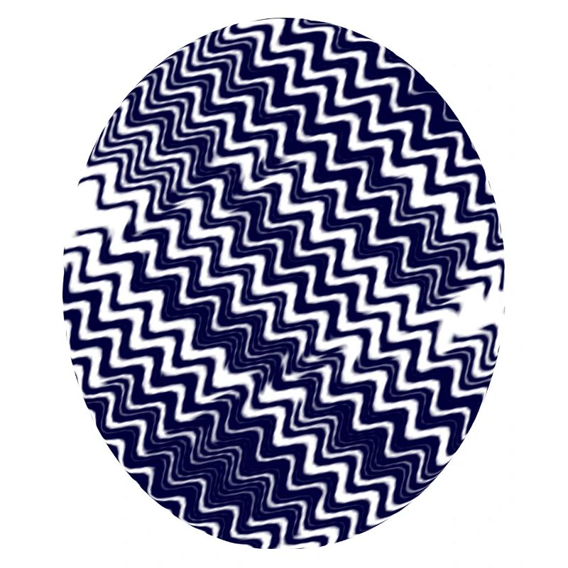Azurian Zigzag Circle Pattern