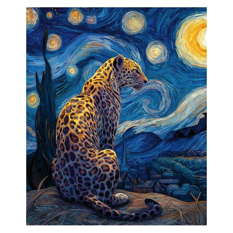 Léopard Van Gogh