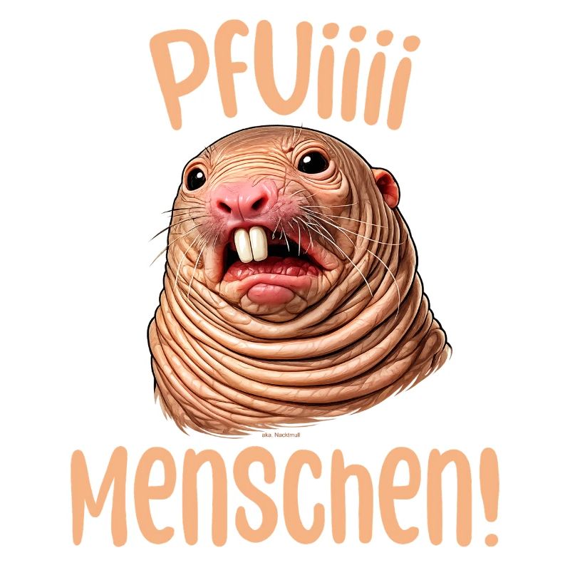 Ugh, people, I hate people, naked mole rat