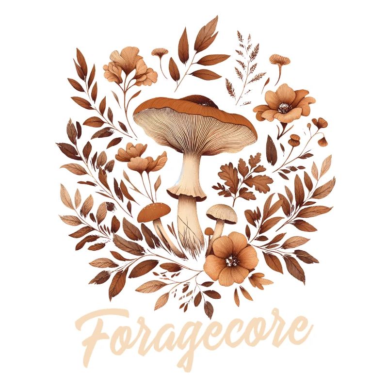 Esthétique des objets de collection | Automne de la forêt de champignons
