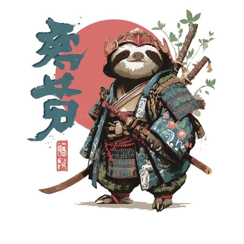 Samurai Sloth Warrior