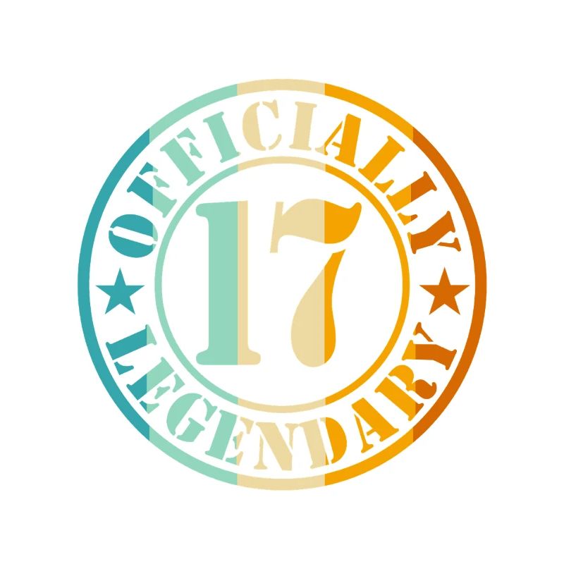 17. Geburtstag Junge Mädchen Legende Level 17
