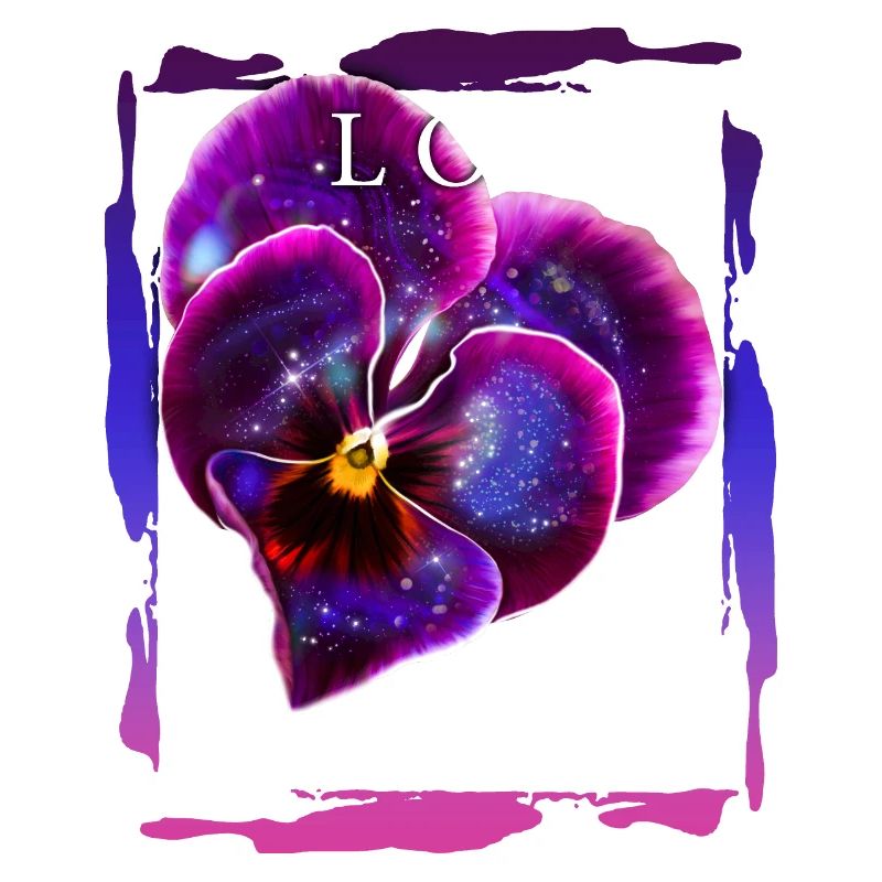 L’amour compte Fleur Saint-Valentin Dicton romantique