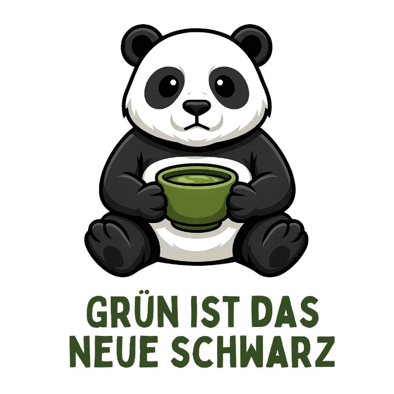 Panda Coffee Time Green Tea Drink