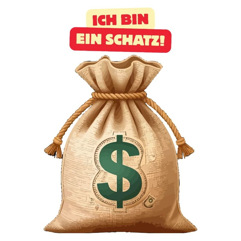 Ich bin ein Schatz Geldsack