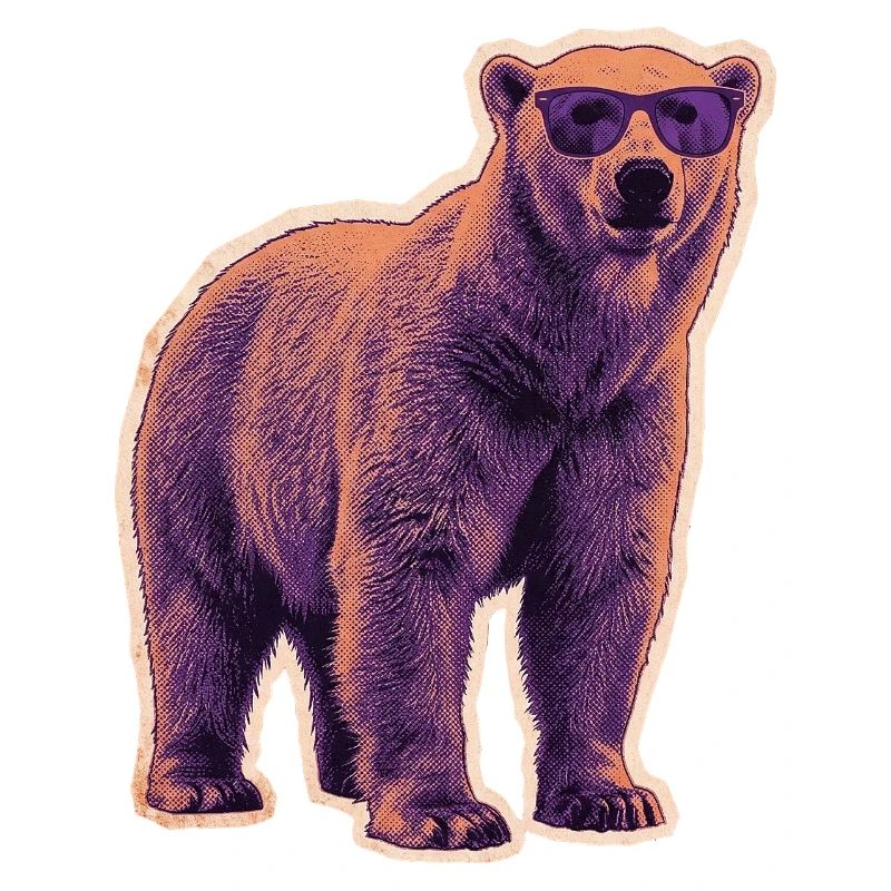 Sommer Eisbär Sonnenbrille