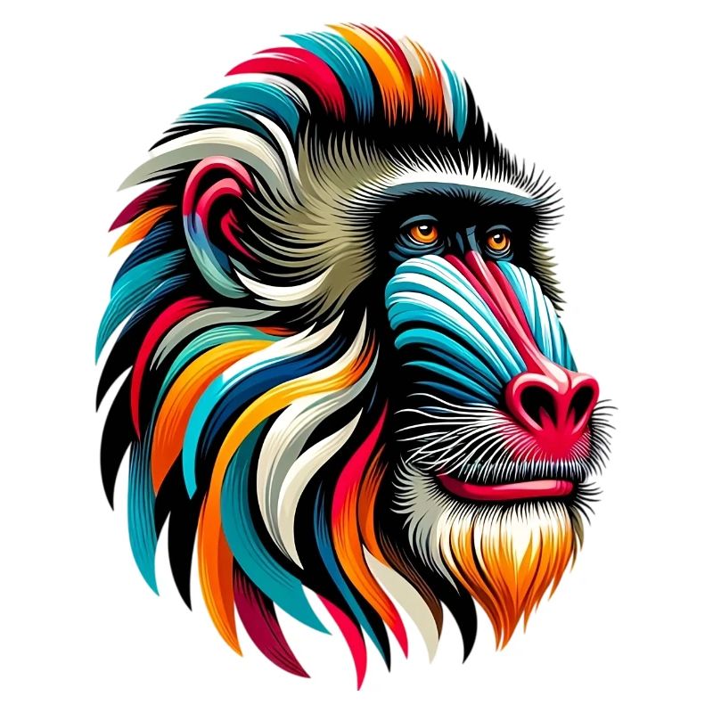 Mandrill-Affe