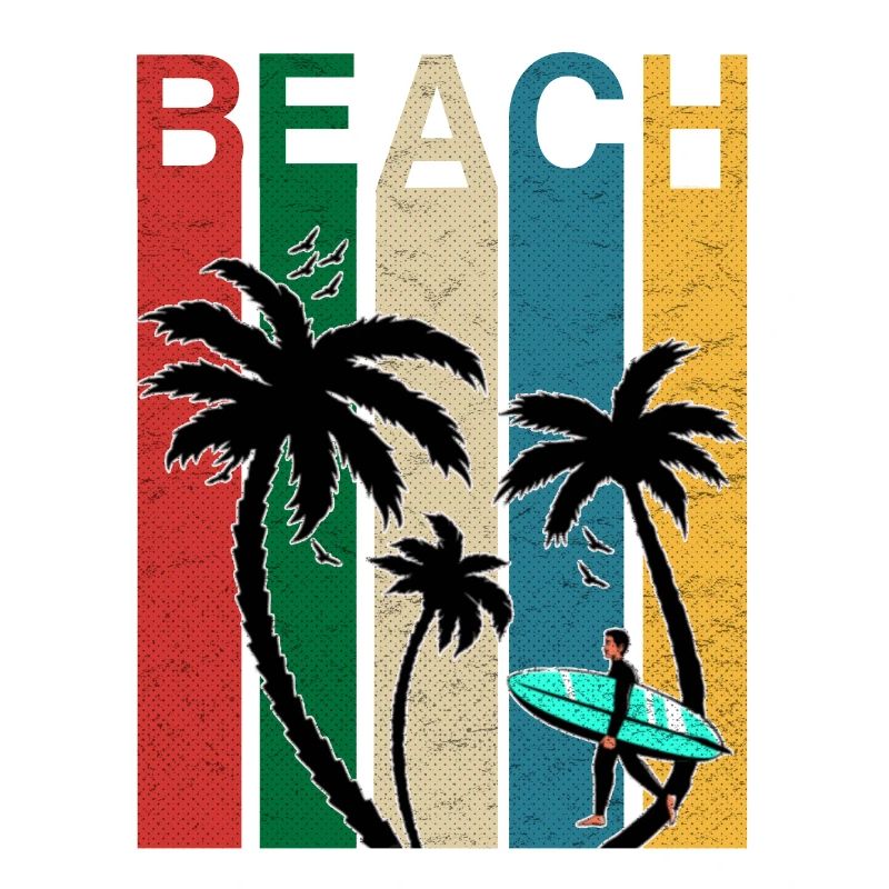 Colored Beach Fun