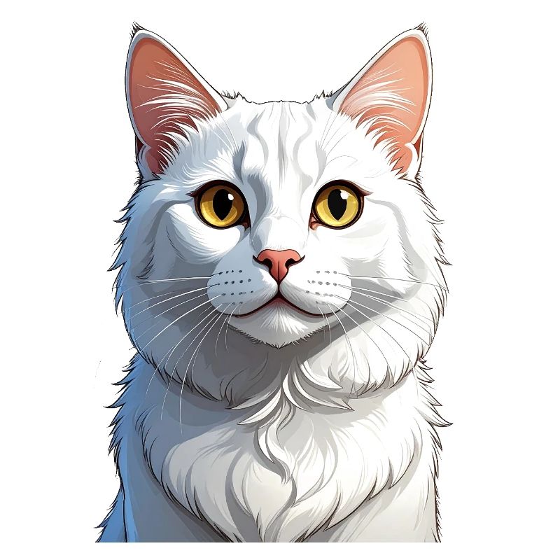 Chat blanc