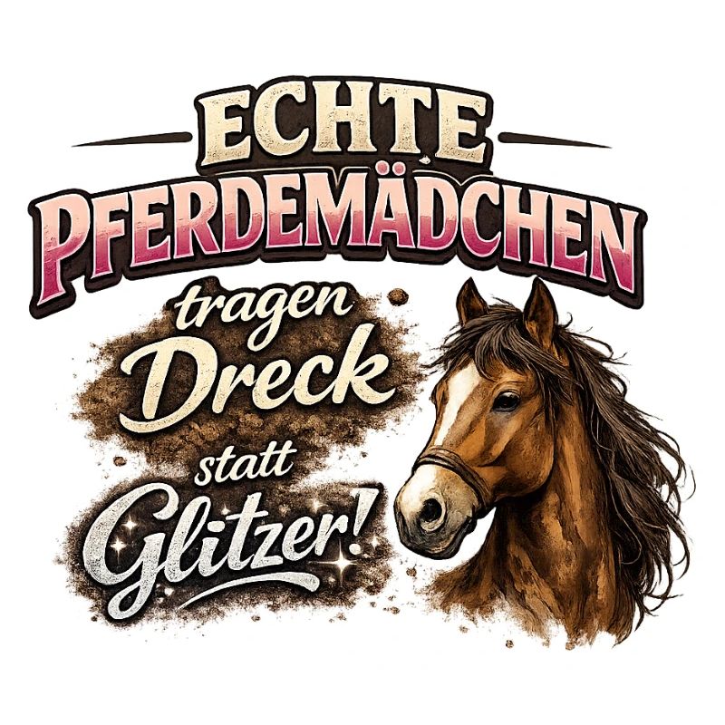 Echte Pferdemädchen: Dreck statt Glitzer