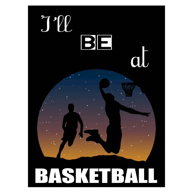 Ich werde im Basketball sein