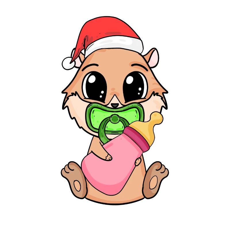 Cochon d’Inde Bébé Cochon d’Inde de Noël