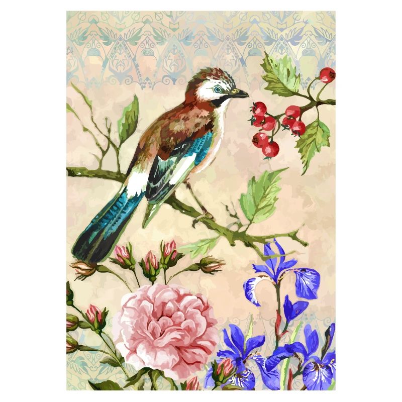 Bunter Vogel