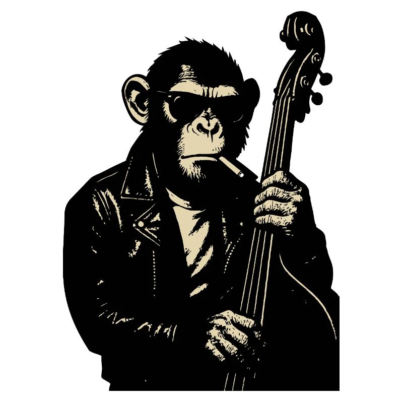 Monkey Rocker Lederbass