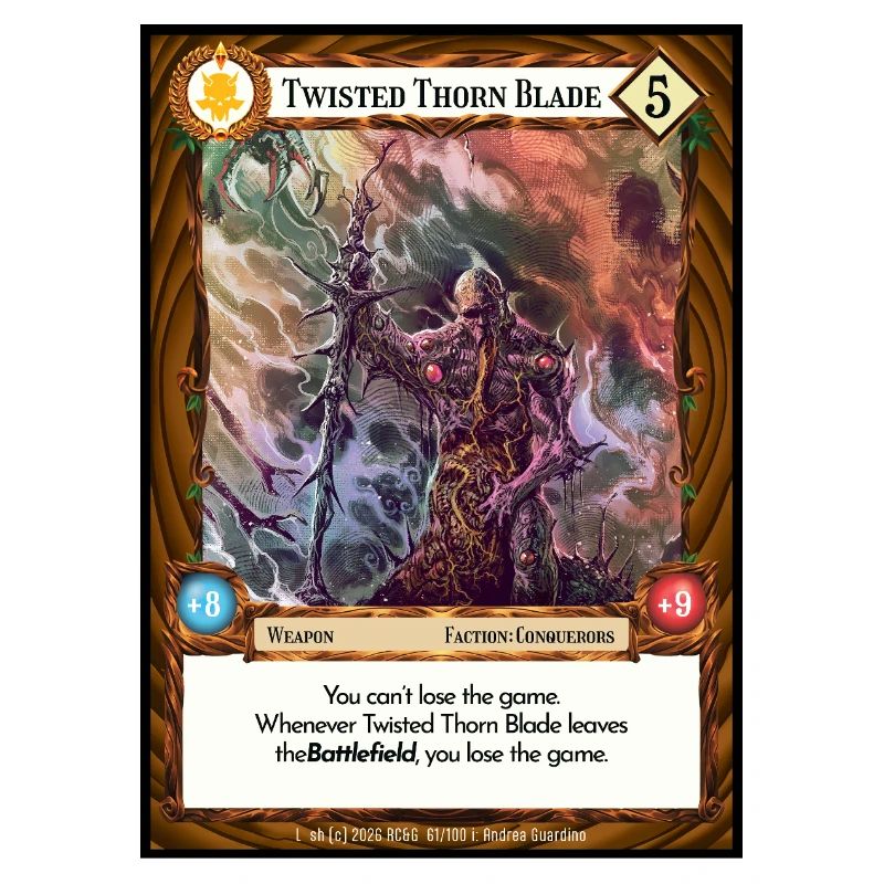 Twisted Thorn Blade