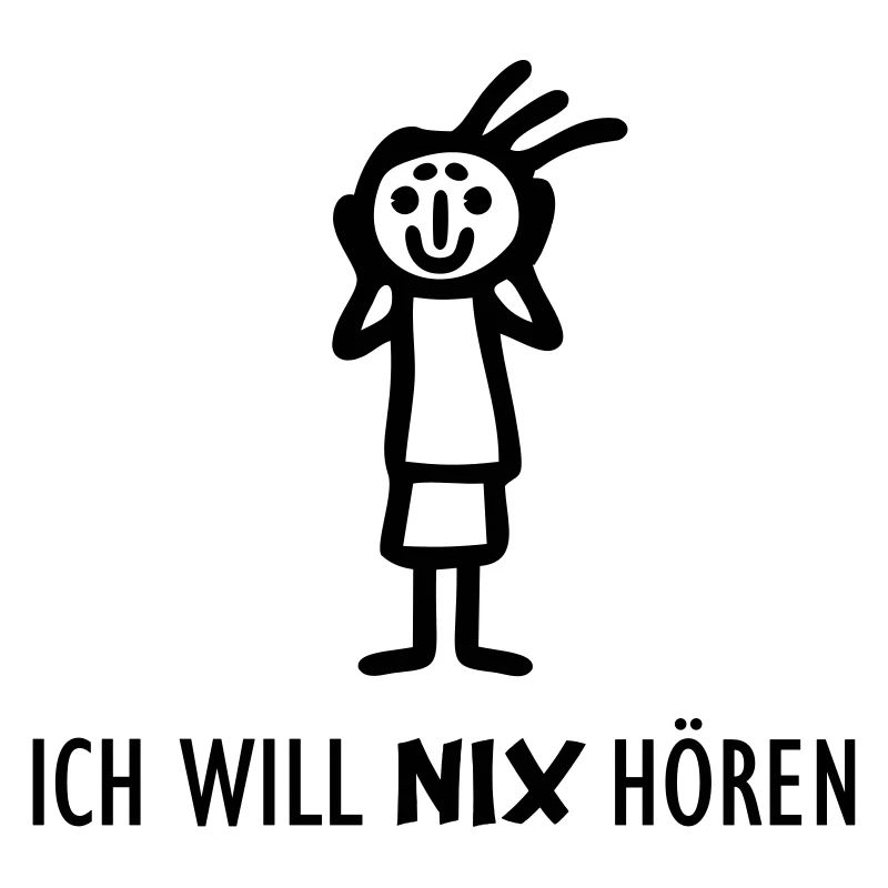 Strichmännchen NIX hören