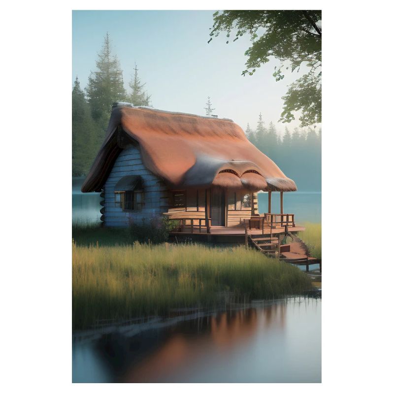 Charming lakeside cabin