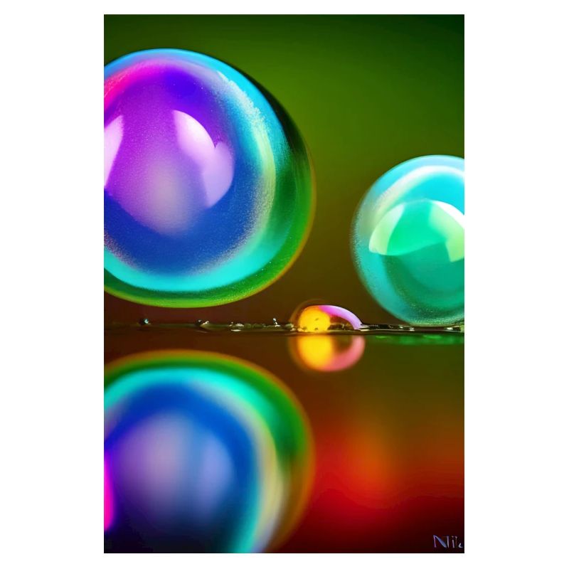 Bulles colorées