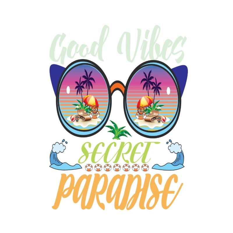Conception de lunettes de soleil tropicales