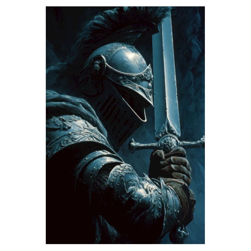 Chevalier Noir à l’épée d’argent