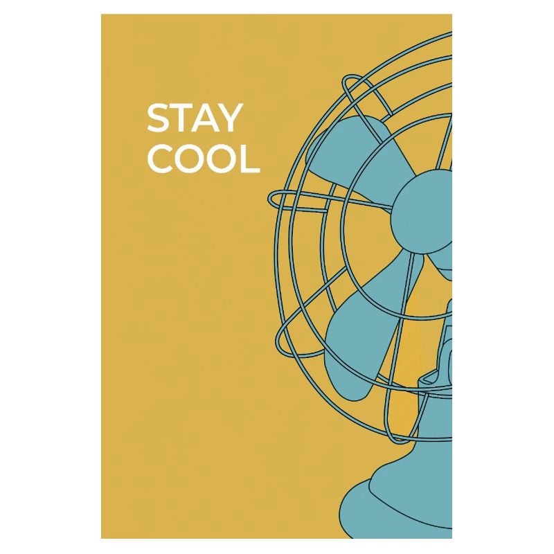 Stay Cool – Affiche de fan moderne