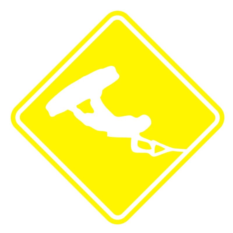 Wakeboarding Roadsign