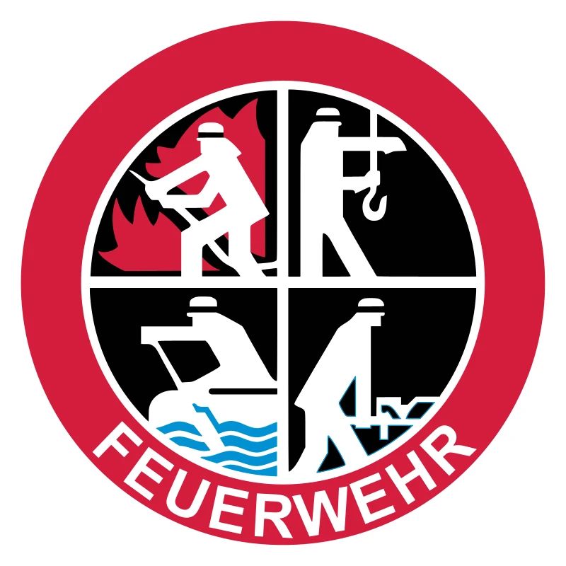 Feuerwehr Logo 3farbig