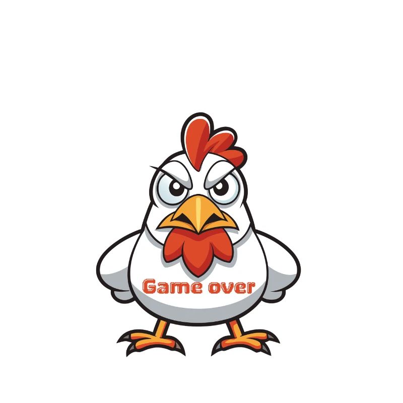 Jeu de poulet blanc