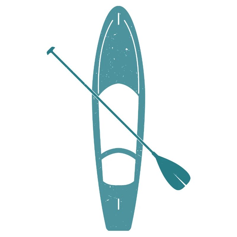 Standup Paddleboard Silhouette