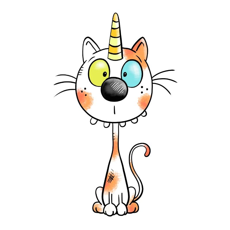Mignon chat comique