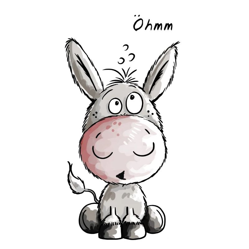 Öhmmm Esel - Eselchen - Comic - Tiere