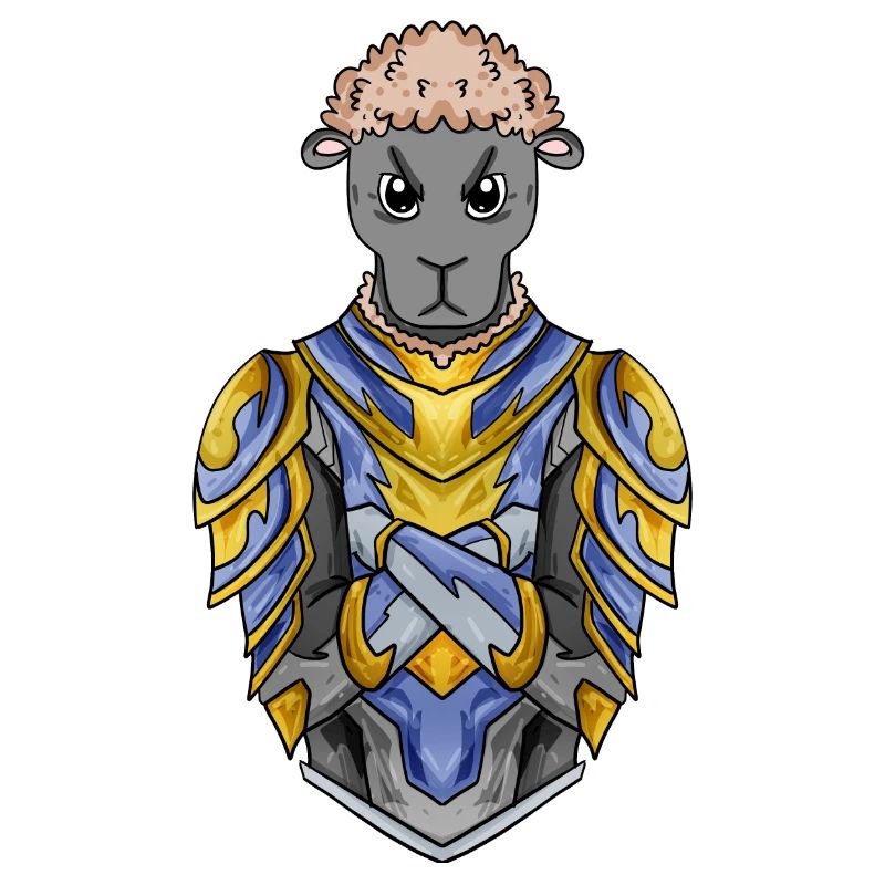 Knight Sheep Crusader