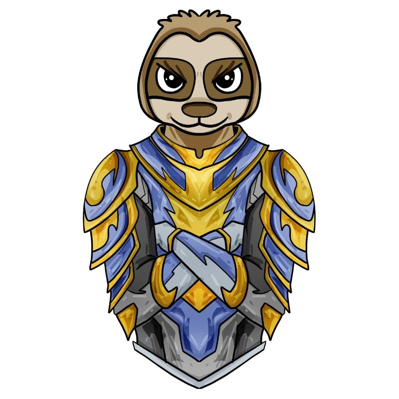 Knight Sloth cool