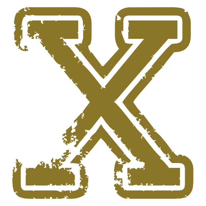x - Buchstabe