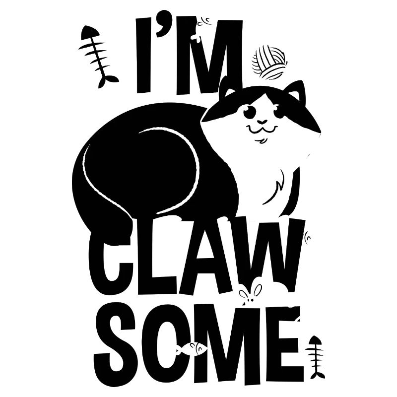 QUELQUES GRIFFES - énonciations de chat et chat chemise cadeau