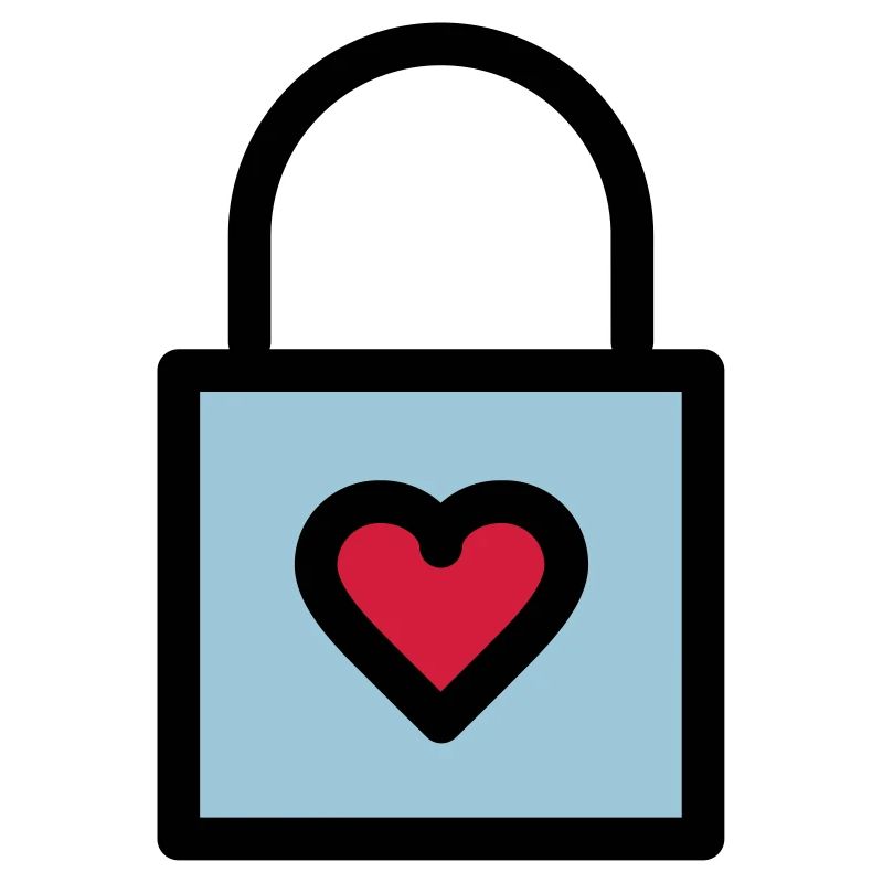 Cadenas, serrure d'amour