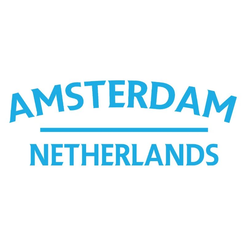 Amsterdam – Niederländisches Textdesign