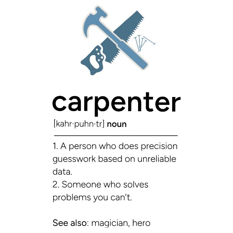 Carpenter Definition with Tools